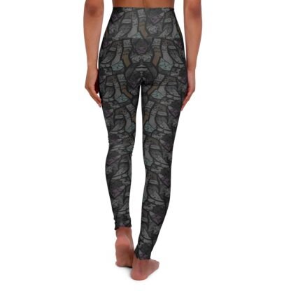 Cats tiled - High Waisted Yoga Leggings - Image 3