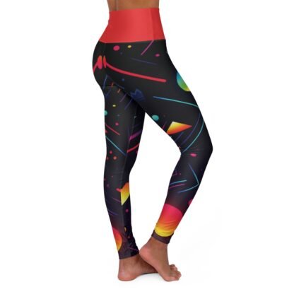 Retro 80s gamer girls - High Waisted Yoga Leggings