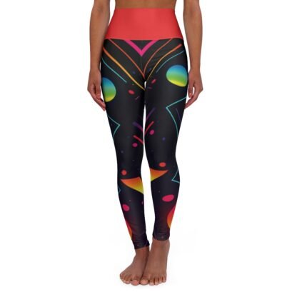 Retro 80s gamer girls - High Waisted Yoga Leggings - Image 2