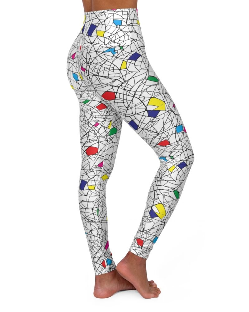 Webbed - color Patches - High Waisted Yoga Leggings
