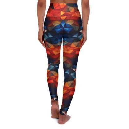 Geometric Opulescence - High Waisted Yoga Leggings - Image 3