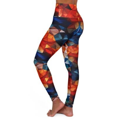 Geometric Opulescence - High Waisted Yoga Leggings - Image 4