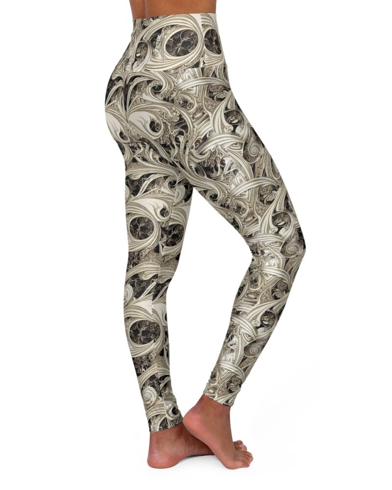 Baroque Swirls - High Waisted Yoga Leggings