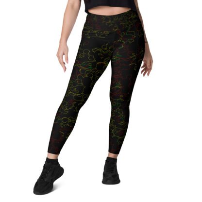 Mouse silhouettes - Leggings with pockets - Image 4