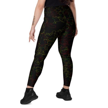 Mouse silhouettes - Leggings with pockets - Image 3