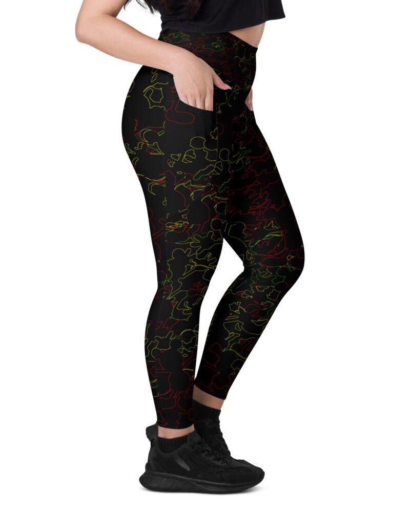 Mouse silhouettes - Leggings with pockets