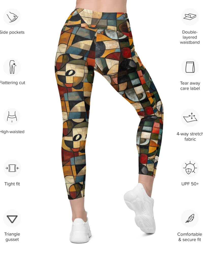Picasso mouse - Leggings with pockets